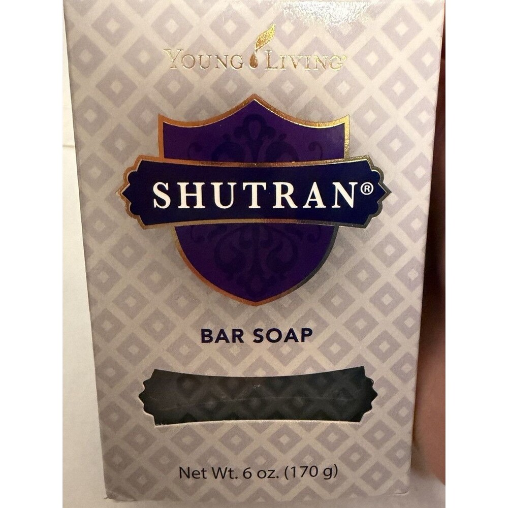 Young Living Essential Oils Shutran Bar Soap 6 oz Black for Men